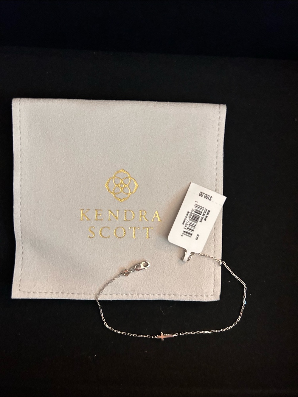 Kendra Scott Cross Inline Bracelet in Sterling Silver